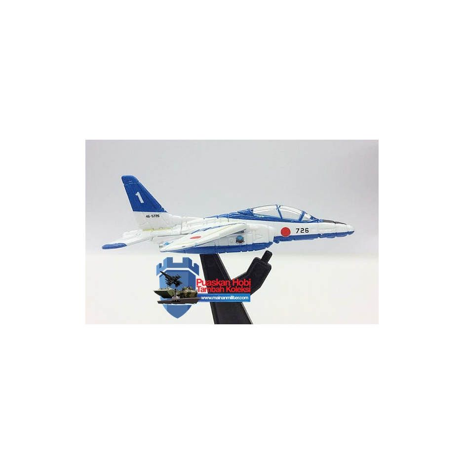 Miniatur Pesawat Latih Jepang Kawasaki T-4 Blue Impulse 1:140