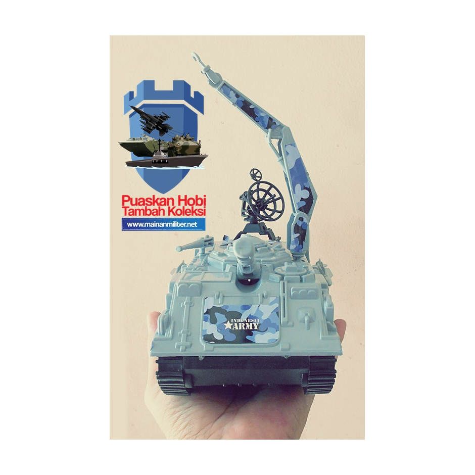 Mainan Tank Anak Battle Tank Warna Abu-abu