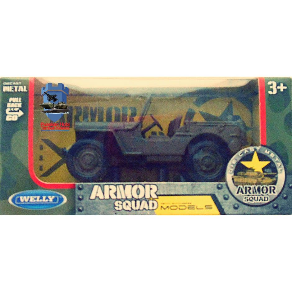 Miniatur Jeep Willys Armor Squad