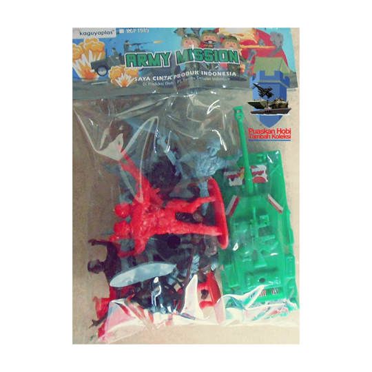 Mainan Tentara Plastik 6,5 cm Army Mission