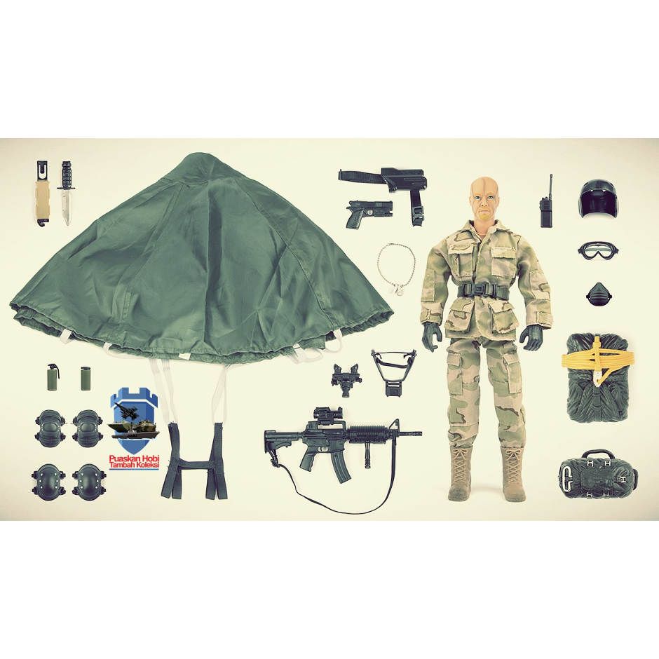 Boneka Tentara Action Figure Airborne Trooper (HALO)