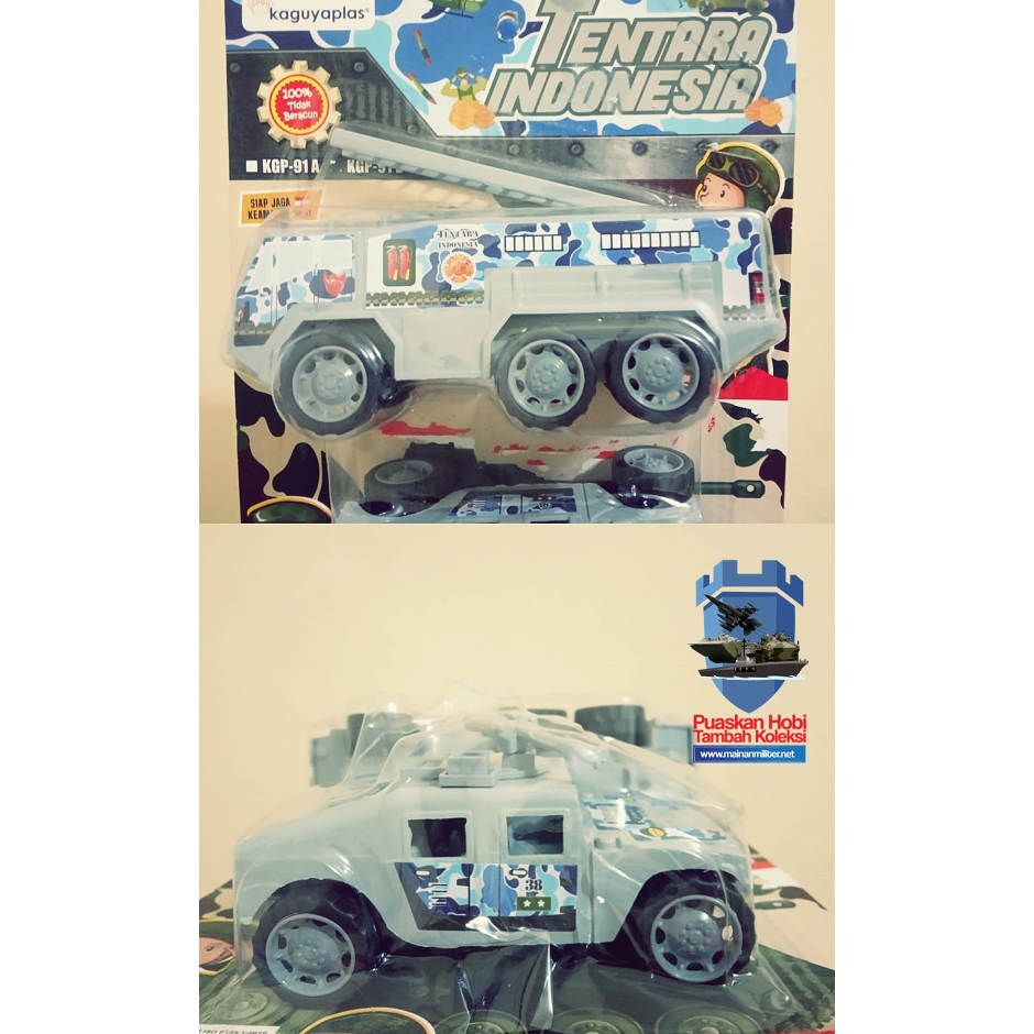 Mainan Mobil Humvee Panser Huru Hara Militer Plastik