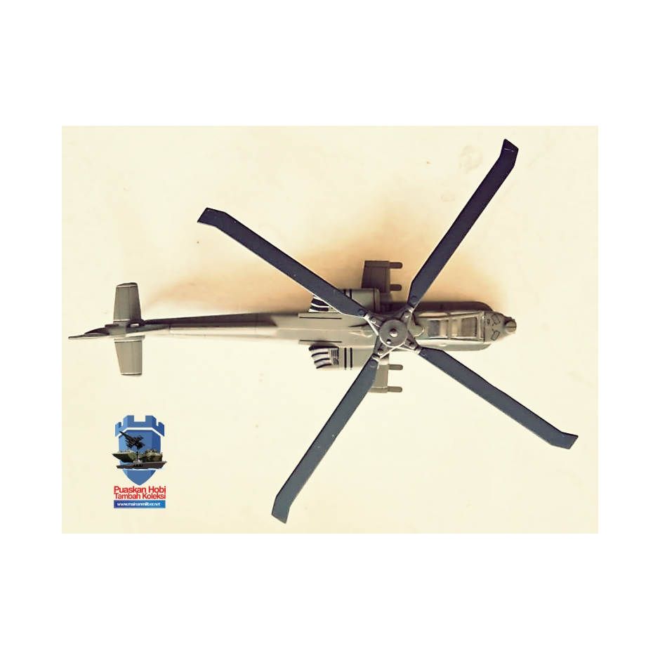 Miniatur Helikopter Apache Longbow AH 64D Skala 144