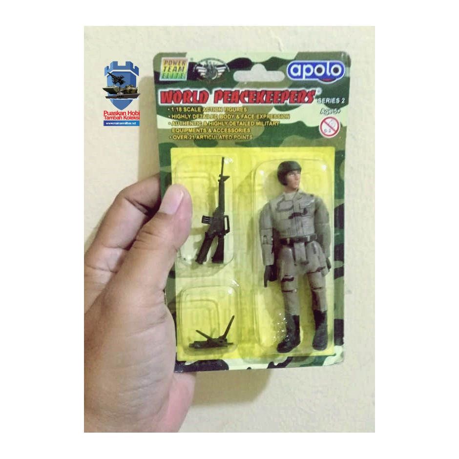Action Figure Tentara Delta Force Single Pack Skala 1:18