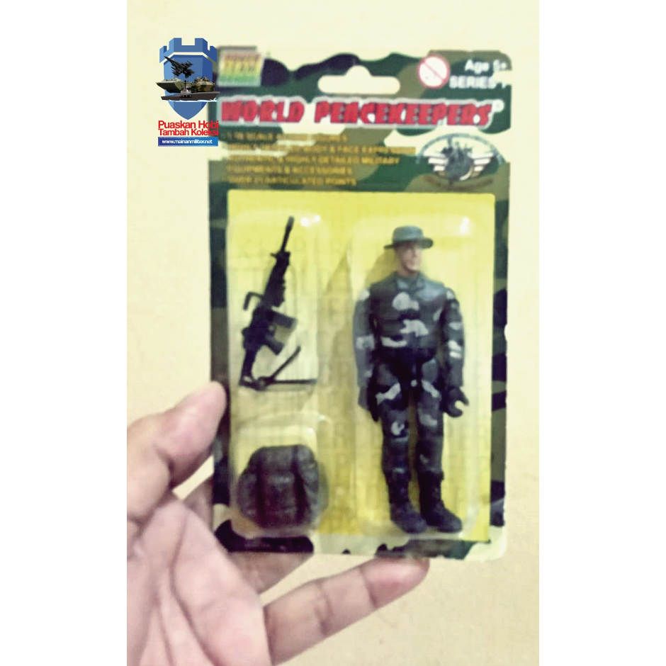 Action Figure Power Team Tentara Ranger Ransel