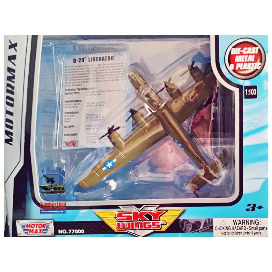 Miniatur Pesawat Pengebom B 24 Liberator