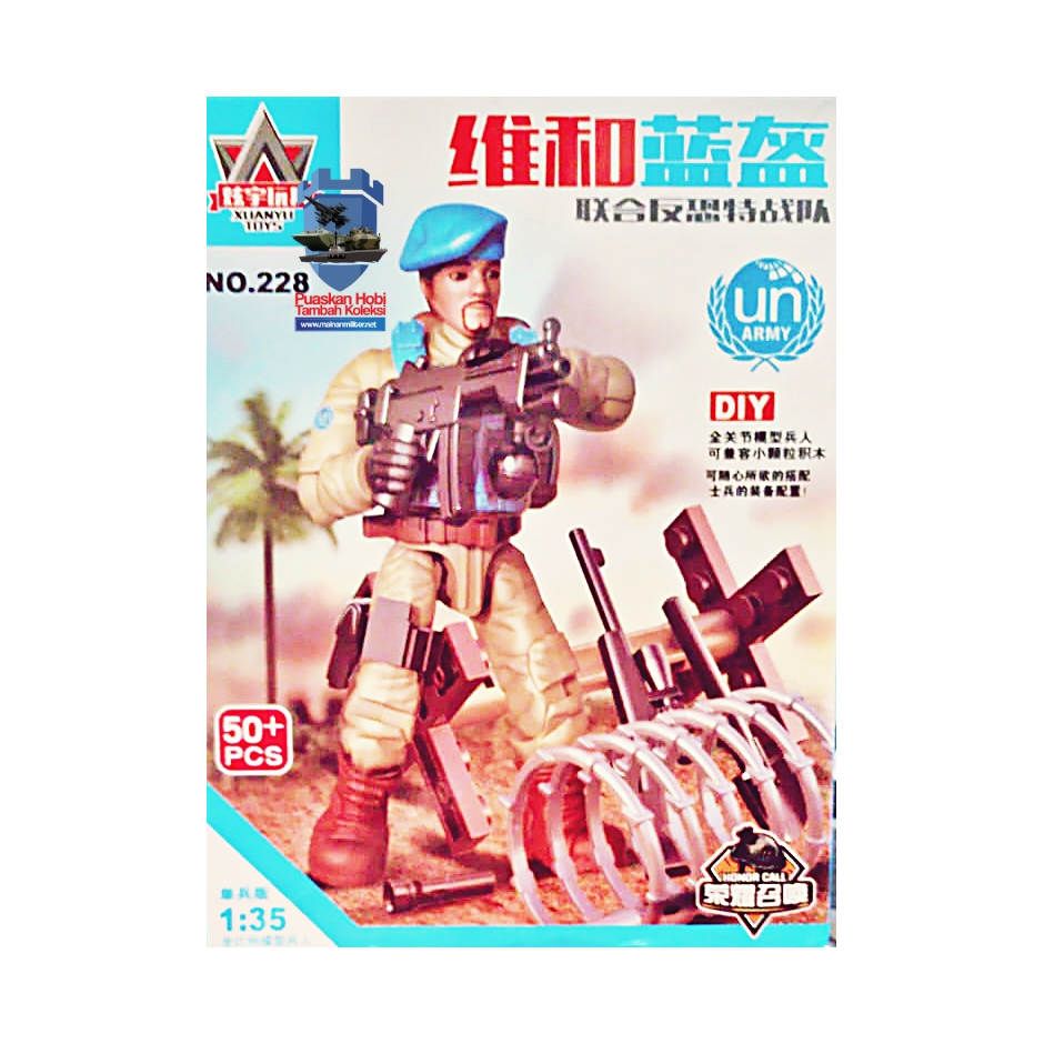 Action Figure Tentara PBB Barbed Wire