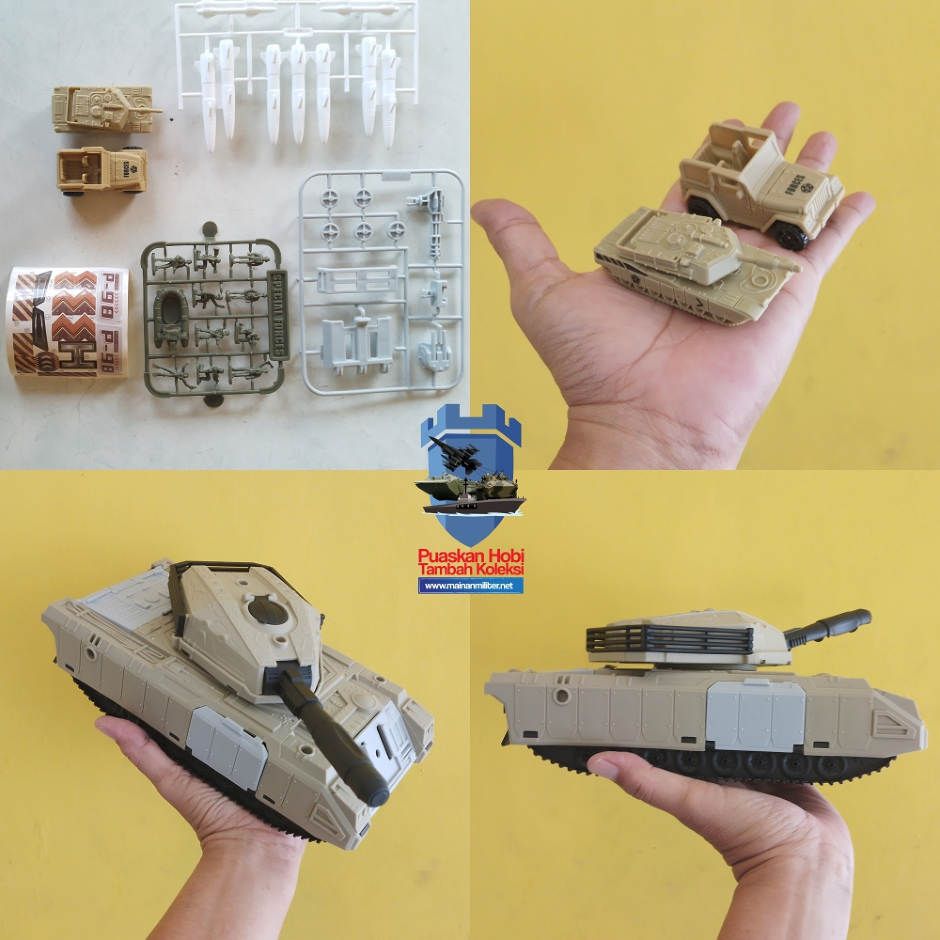 Mainan Tank Miiter Plastik Anak