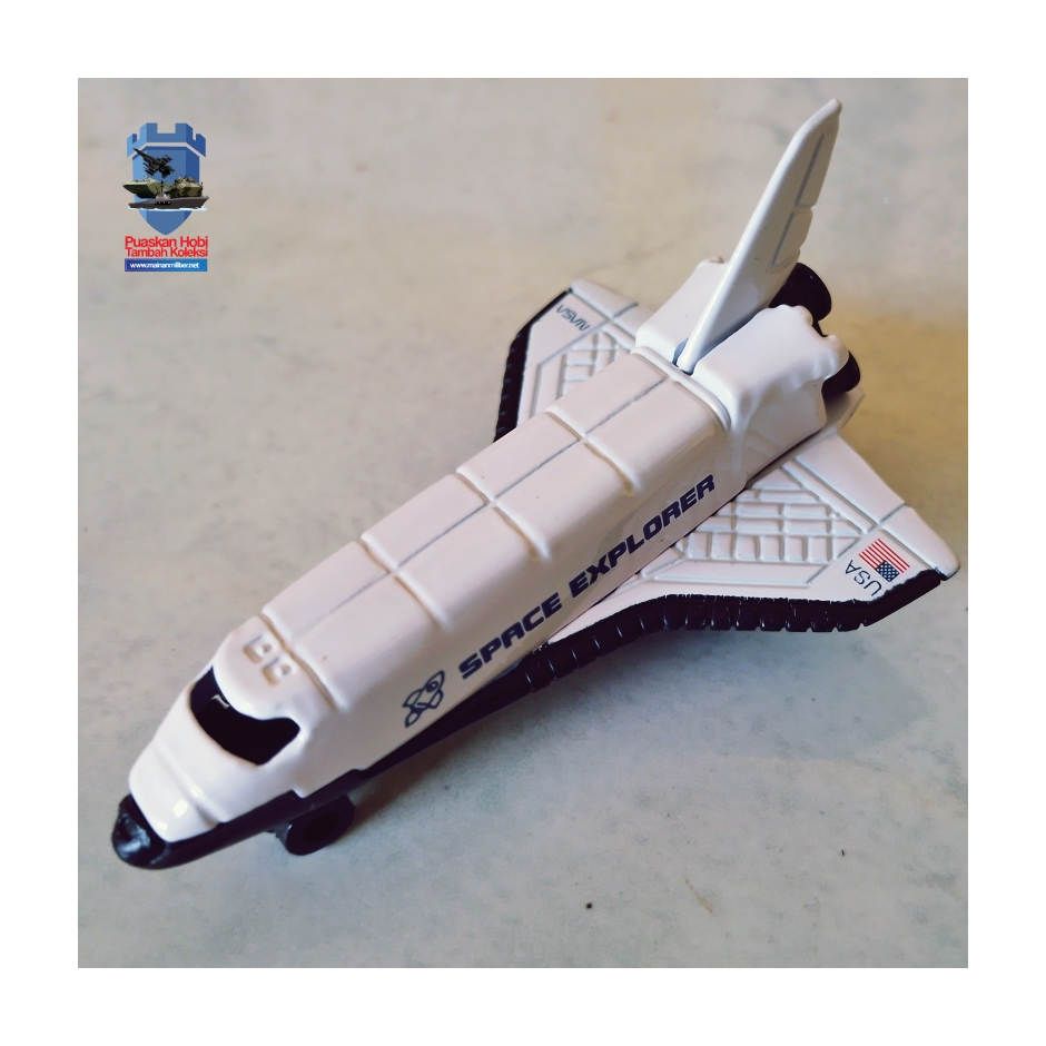 Miniatur Pesawat Ulang Alik Space Shuttle Space Explorer NASA