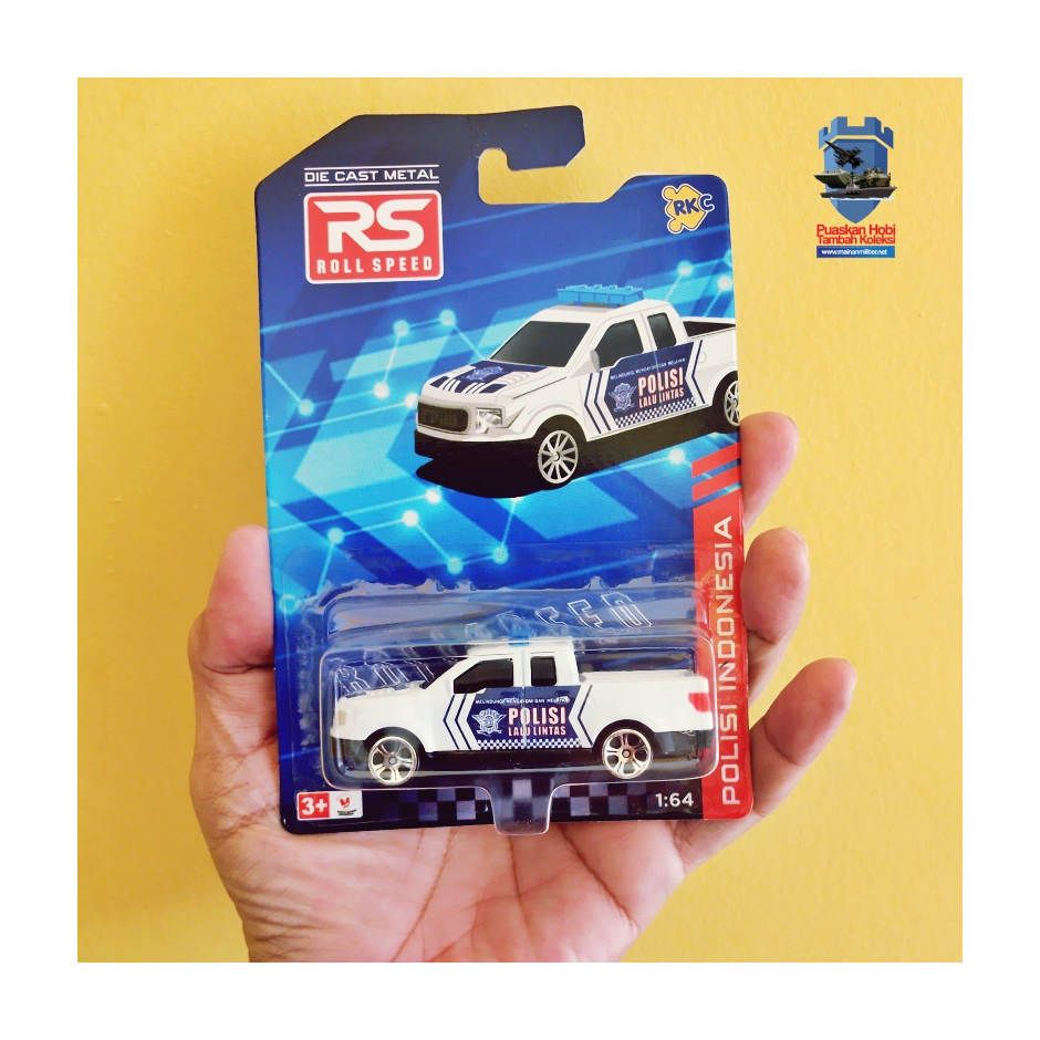 Miniatur Mobil Polisi Indonesia PJR Double Cabin