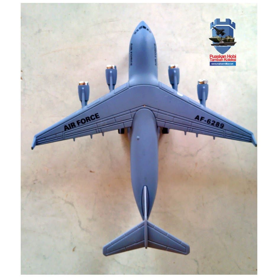 Mainan Pesawat Angkut Militer C17 Globemaster Loose Pack