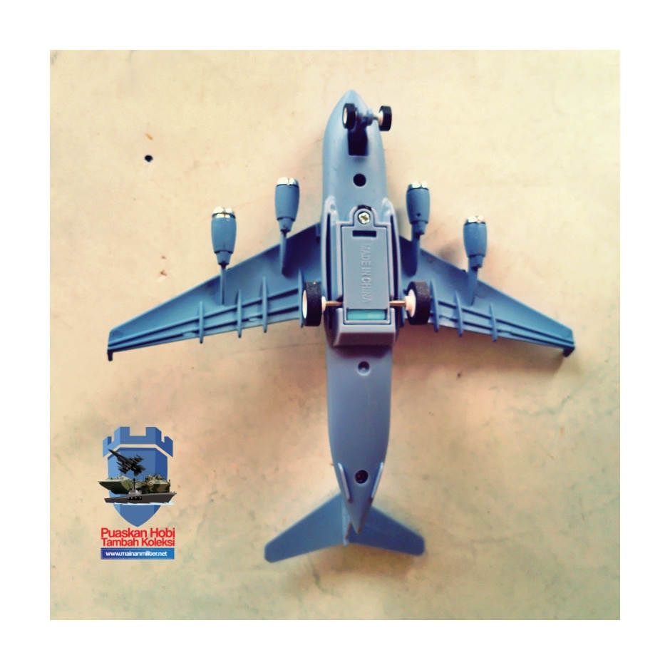 Mainan Pesawat Angkut Militer C17 Globemaster Loose Pack