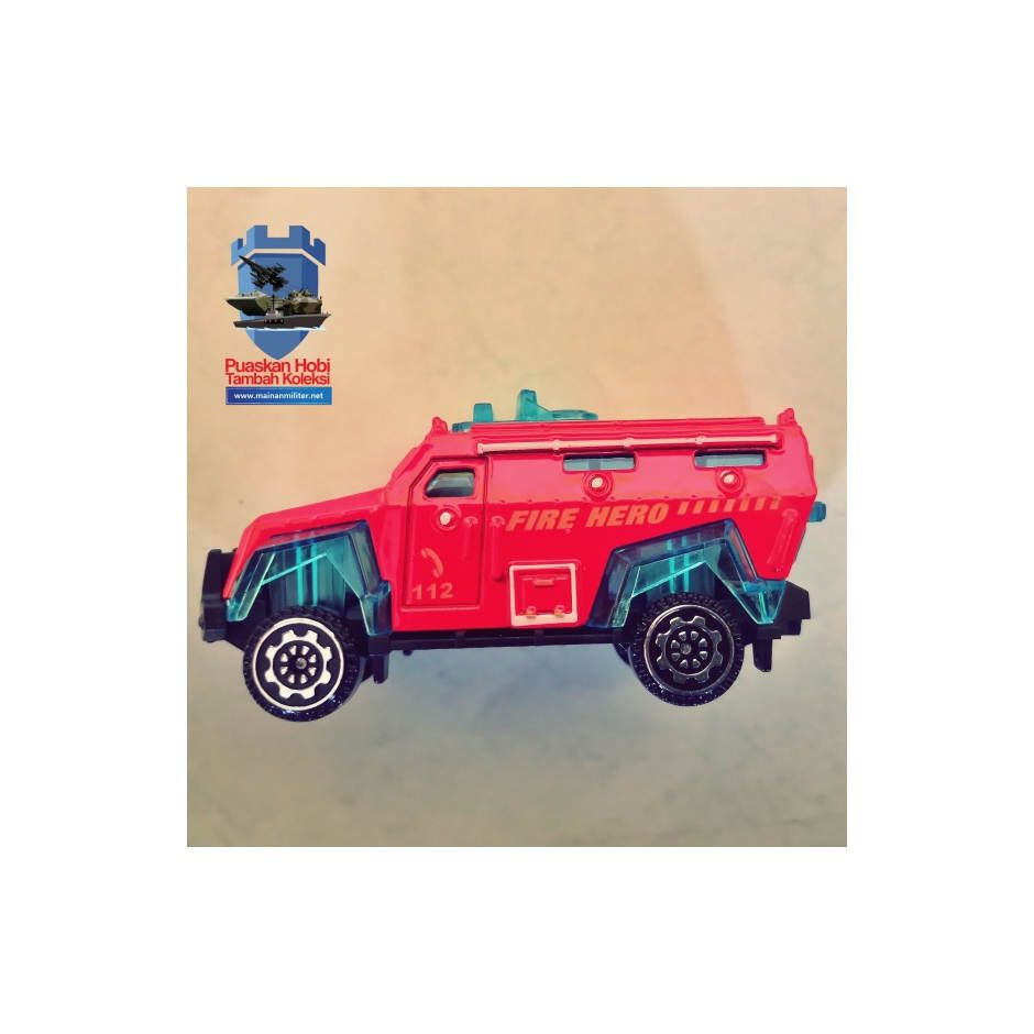 Miniatur Mobil Rescue Pemadam Kebakaran