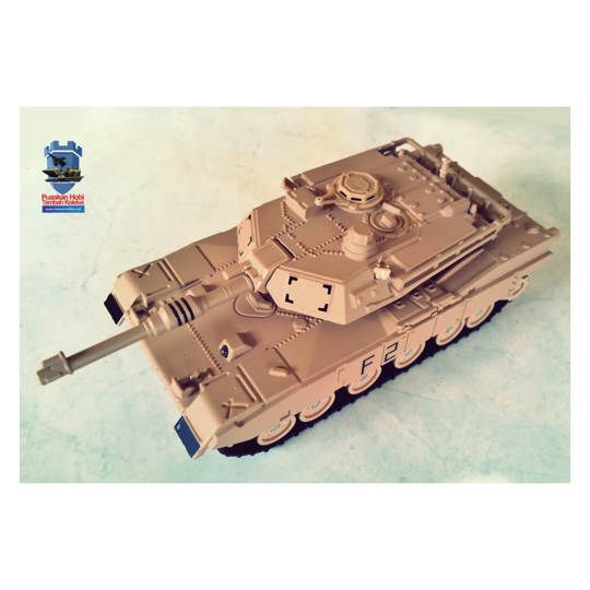 Miniatur Tank Abrams M1A2 Coklat Skala 1/48