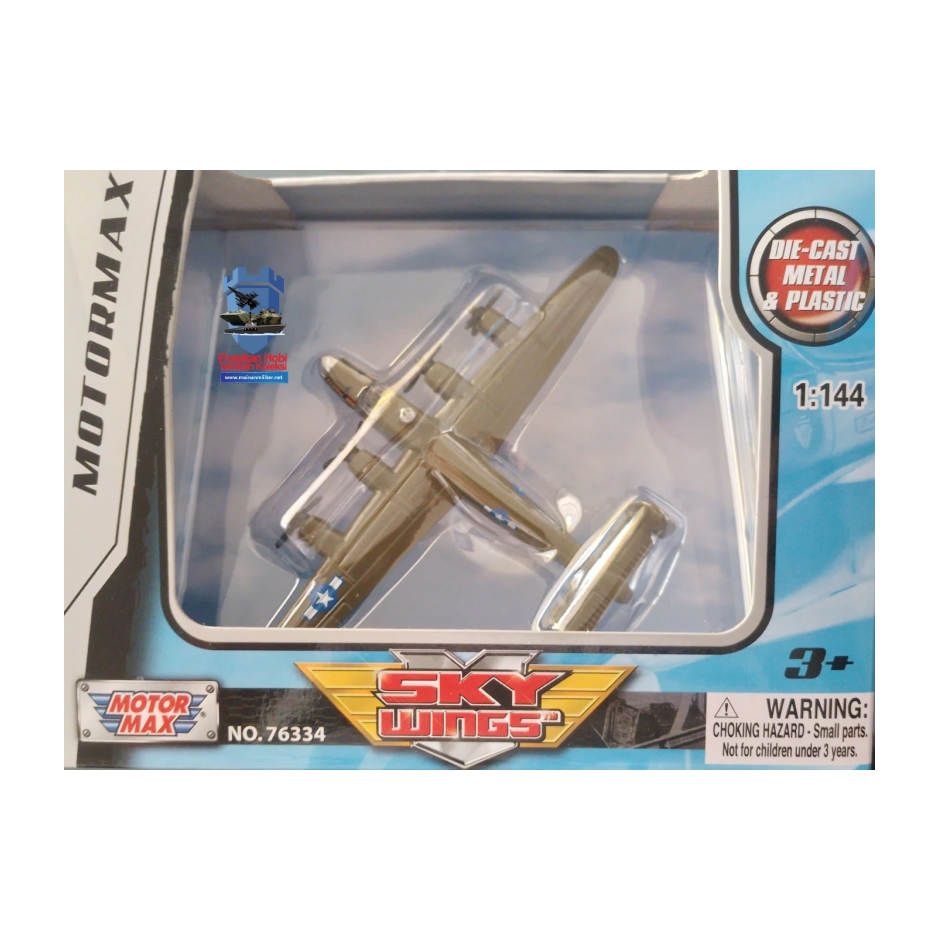 Miniatur Pesawat Pengebom B 24 Liberator Skala 144