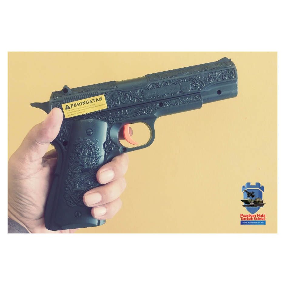 Mainan Pistol Plastik Black Mamba