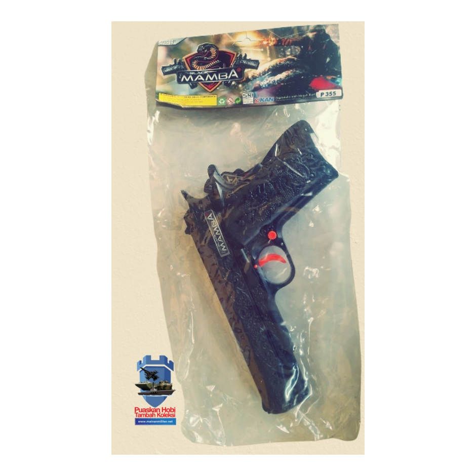 Mainan Pistol Plastik Black Mamba