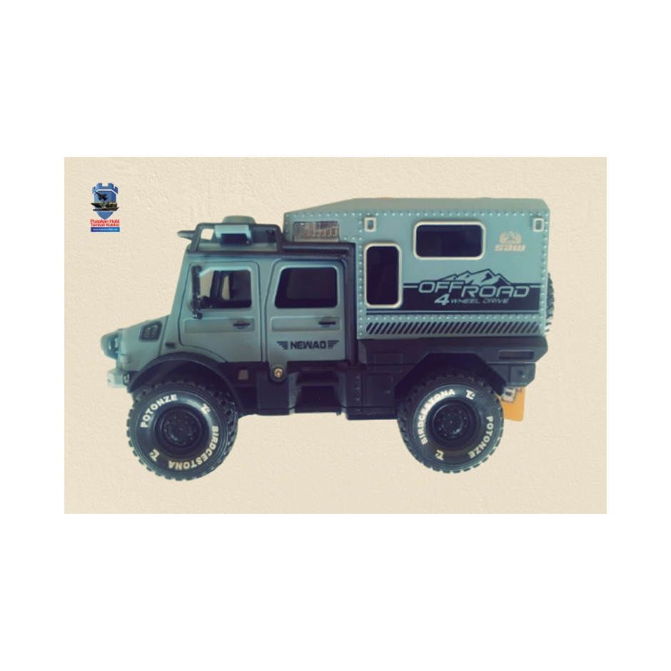 Mainan Mobil Offroad Unimog Biru