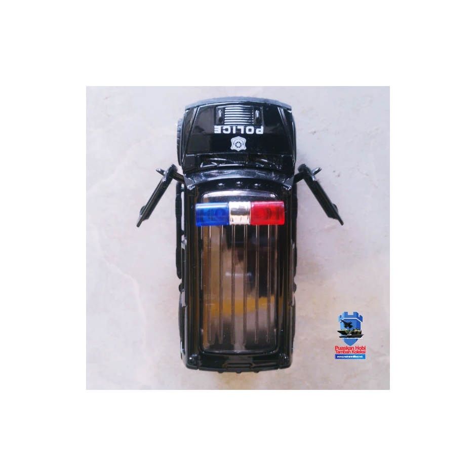 Miniatur Mobil Polisi Taktis Hitam