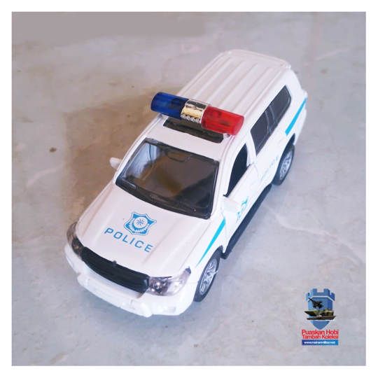 Miniatur Mobil Polisi Putih