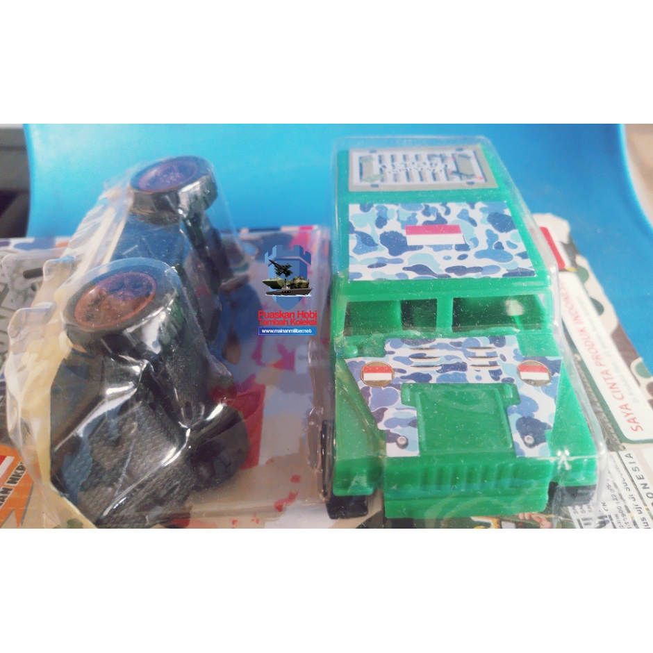 Mainan Panser dan Hummer Militer Plastik