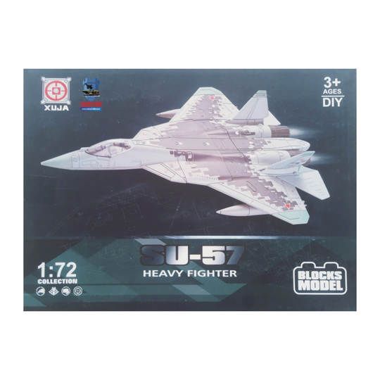 Miniatur Merakit Pesawat Tempur SU-57 Rusia