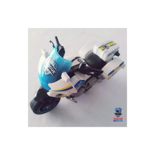 Mainan Motor Polisi Plastik 