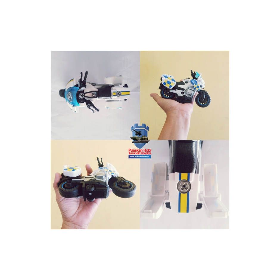 Mainan Motor Polisi Plastik 