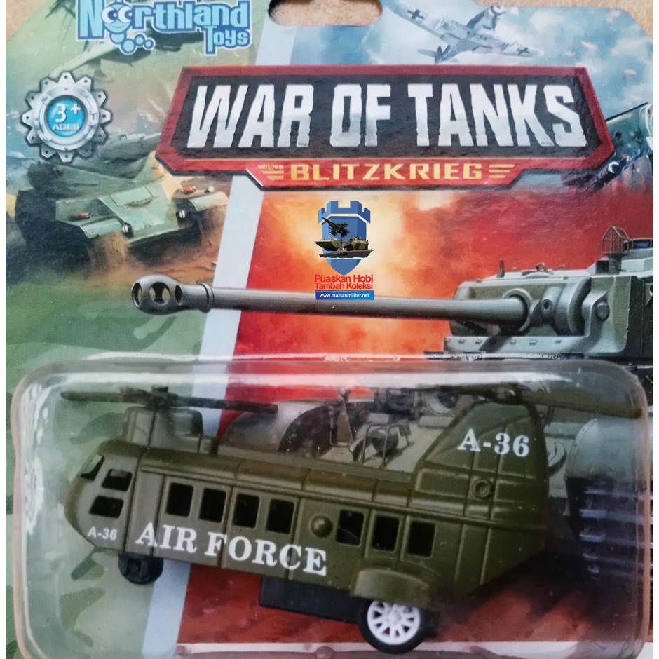Mainan Miniatur Helikopter Militer Chinook