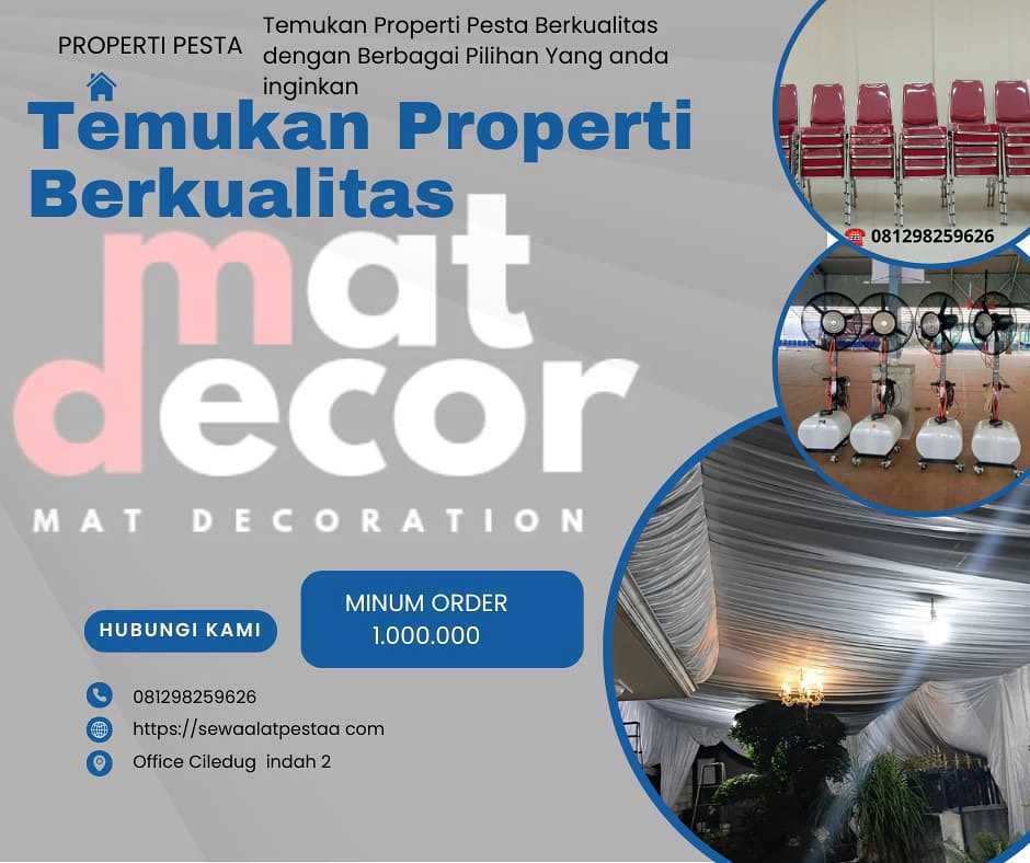 Sewa Kursi Pesta Pesanggrahan Jakarta Selatan Call 081298259626/081283969978