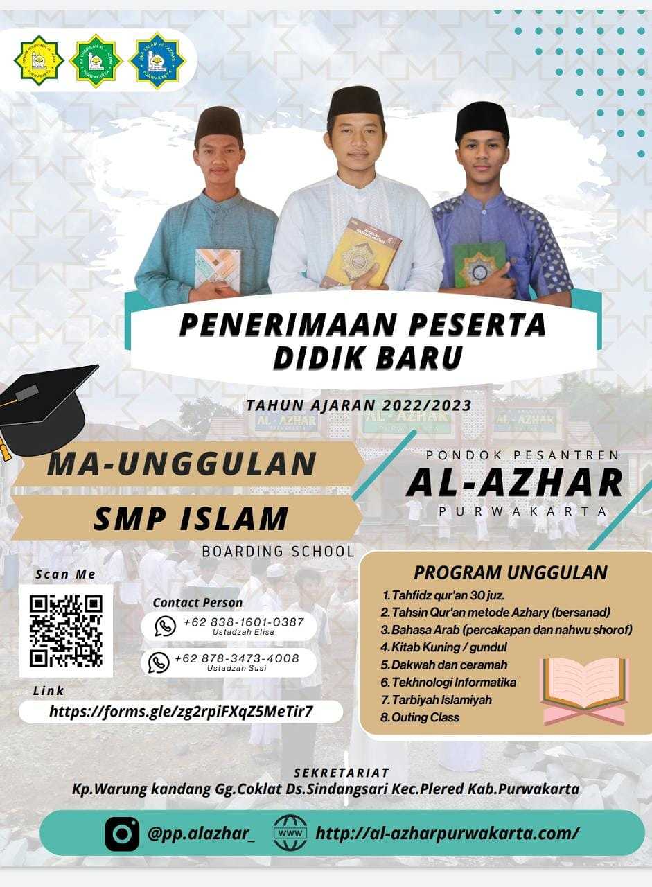Penerimaan Santri Baru Tahun 2022-2023