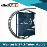 Manset / Cuff patient monitor 2 tube/selang Universal