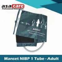 Manset dewasa / Cuff Adult patient monitor 1 tube / selang universal