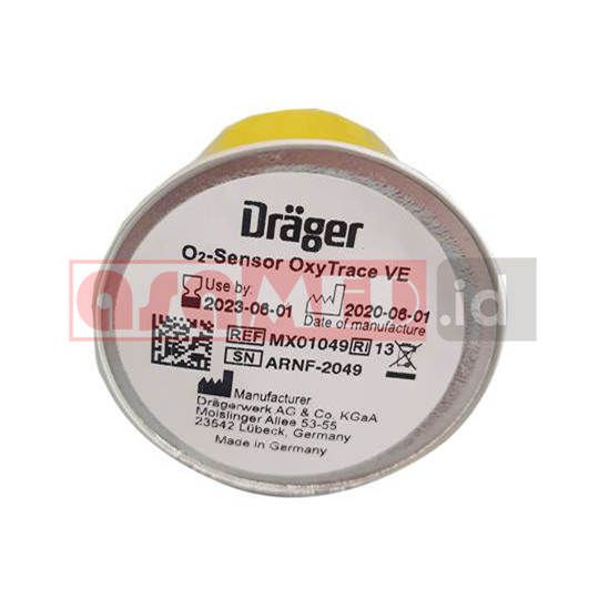 o2 Cell, Oksigen Sensor Drager Oxy Trace VE MX01049