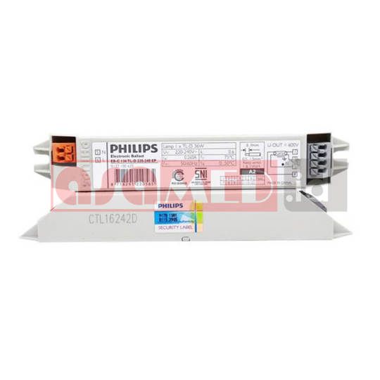 Trafo, ballast elektrik philips 36W EB-C 136