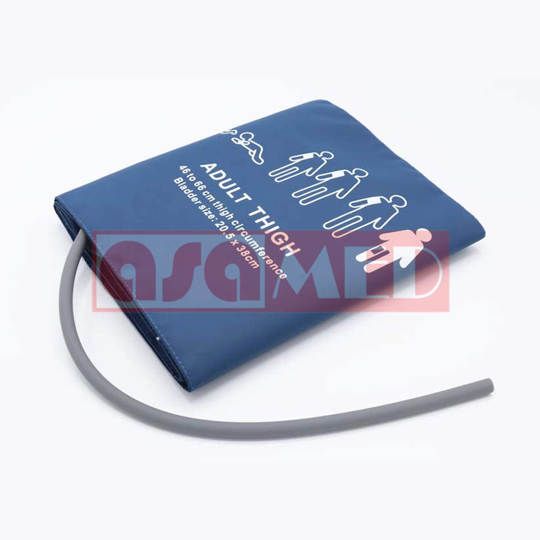 Cuff NIBP 1 Tube Adult Thight, Manset NIBP Monitor 1 Selang Paha