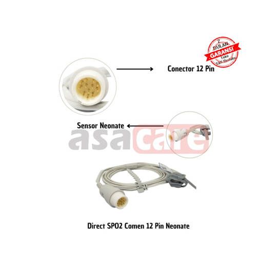 Direct Spo2 comen 12 Pin Neonate-Asacare