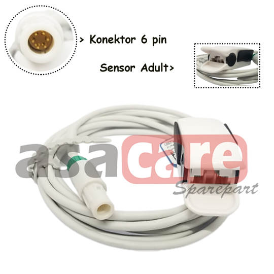 Direct Spo2 Creative 6 pin adult- Asacare