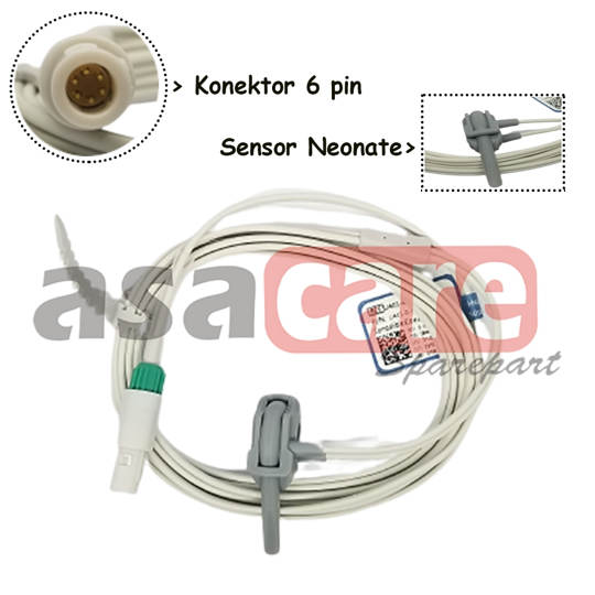 Direct Spo2 Creative 6 Pin Neonate- Asacare