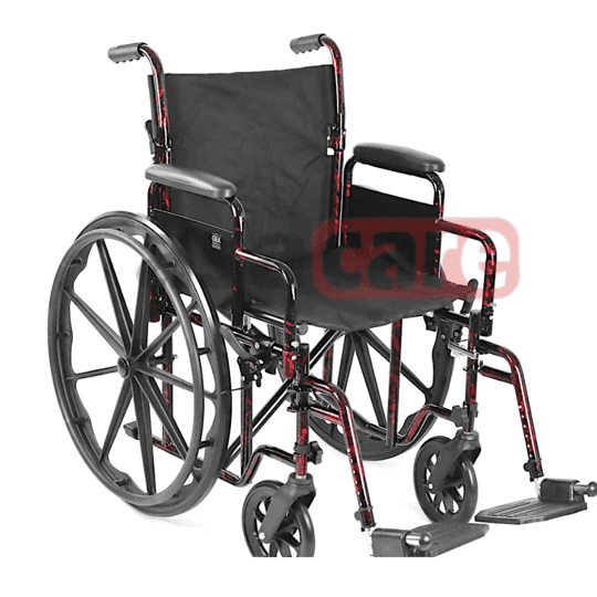 Kursi Roda- YJ 023E Black&Red (GEA)