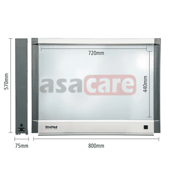 Super thin X ray Viewer LED Onemed - Double