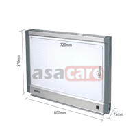Super thin X ray Viewer LED Onemed - Double