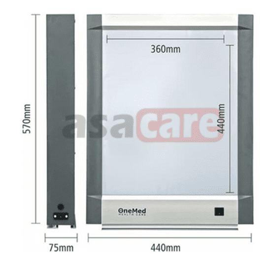 Super thin X ray Viewer LED Onemed - Single
