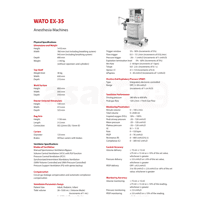 Anasthesia Machine Mindray - Wato Ex35