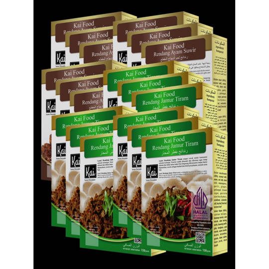 Super Hemat RENDANG BUKAN SAPI Kai Food 2700g