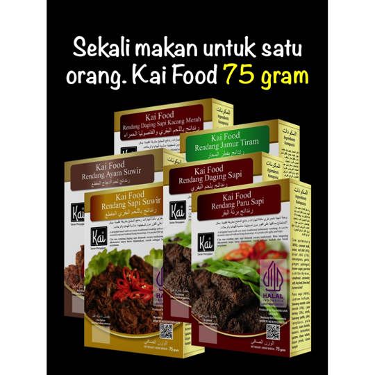 Paket Hemat RENDANG SEMUA Kai Food 12x75g