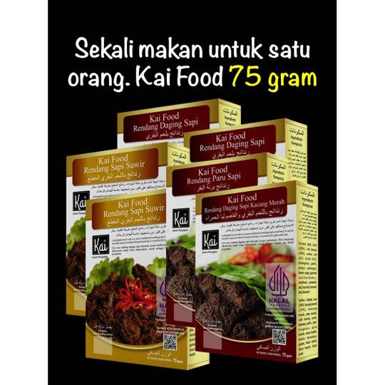 Paket Hemat RENDANG SAPI Kai Food 12x75g