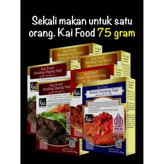 Paket Hemat DAGING SAPI SEMUA Kai Food 12x75g