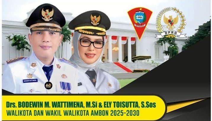 Wali Kota Ambon Menyatakan Ini Puncak Kepemimpinan Bersama Dengan Wakil Wali Kota Ibu Ely