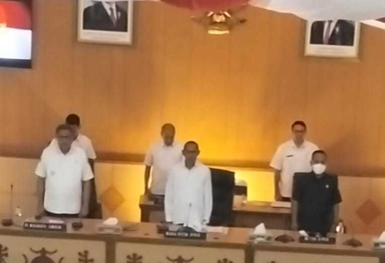 MAILOA PIMPINAN RAPAT PARIPURNA DPRD KOTA AMBON, DIAWAL TAHUN 2025